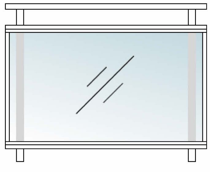 フォルム　持出ガラス枠