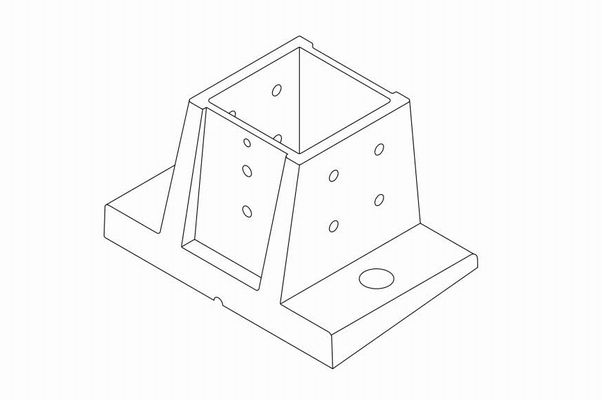 画像　50角高ダイカストベース