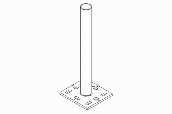 画像　50角プレート付ベース