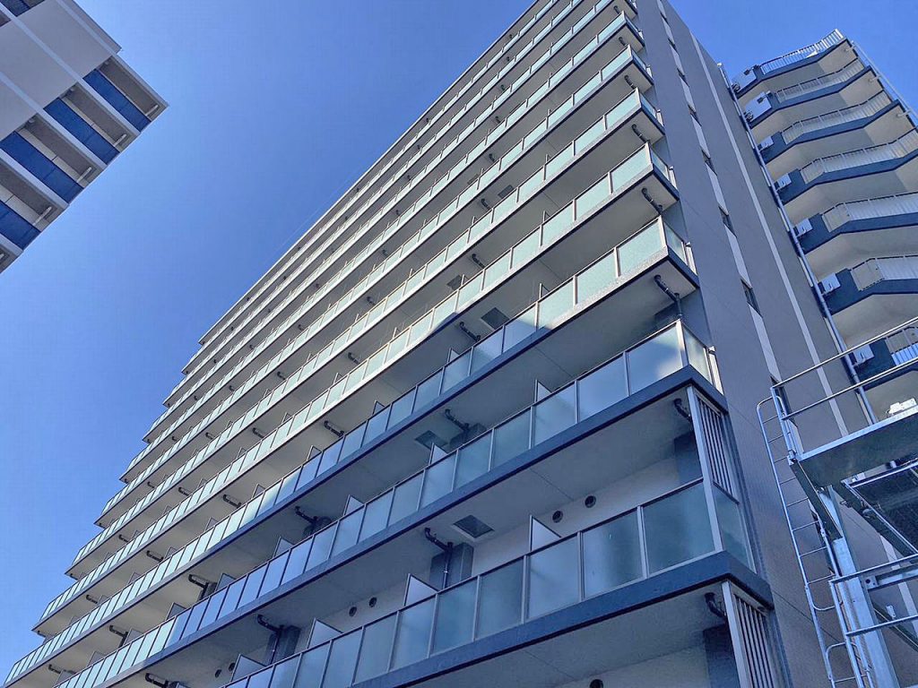 柱芯　ｶﾞﾗｽ枠手摺②