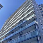 柱芯　ｶﾞﾗｽ枠手摺②